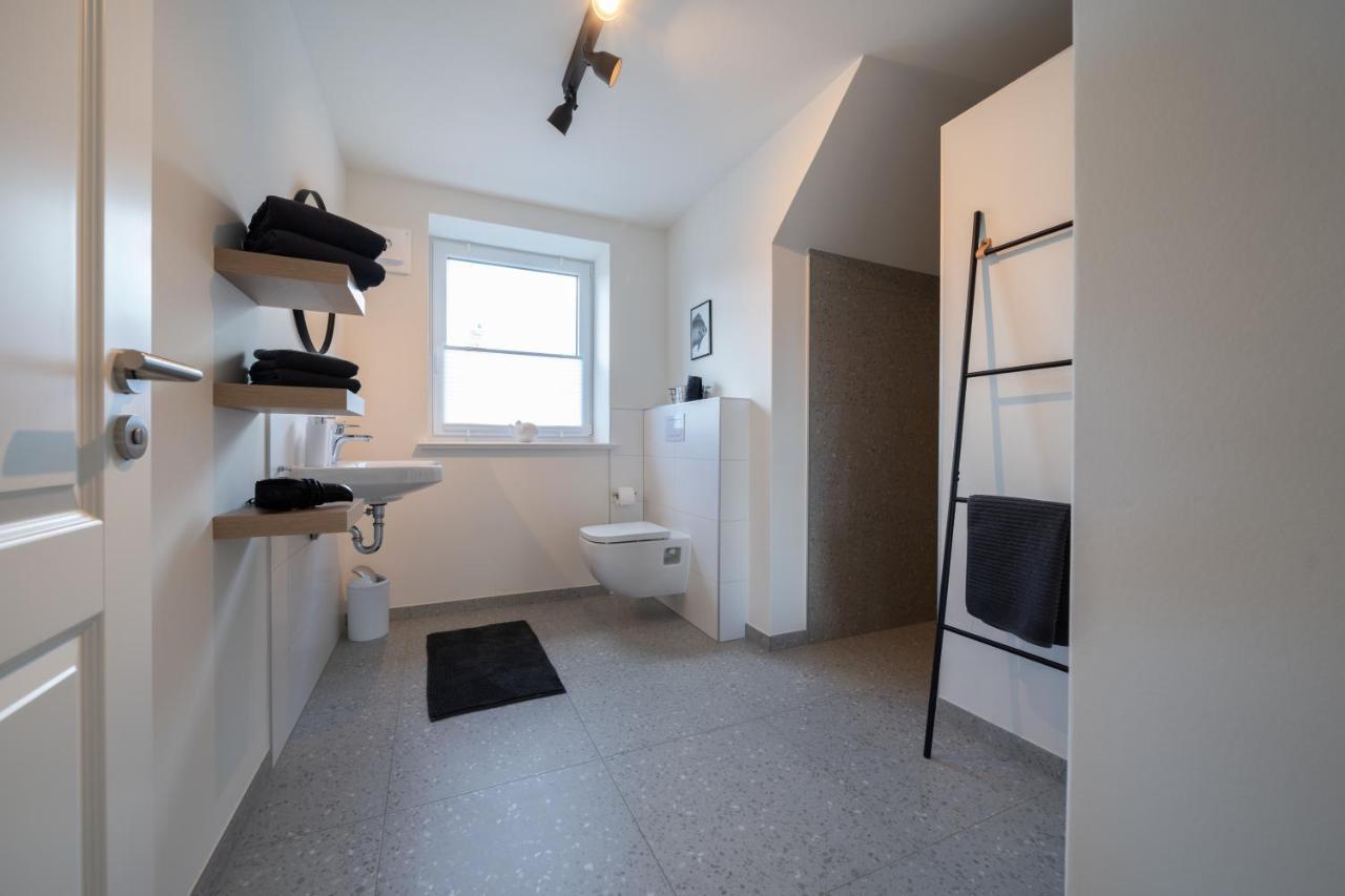 Moderne Kuestenbutze In Nordseenaehe Mildstedt Extérieur photo